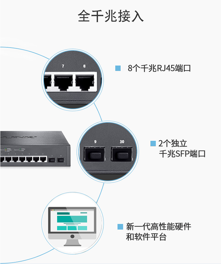 TP-LINK 二層網(wǎng)管交換機(jī)